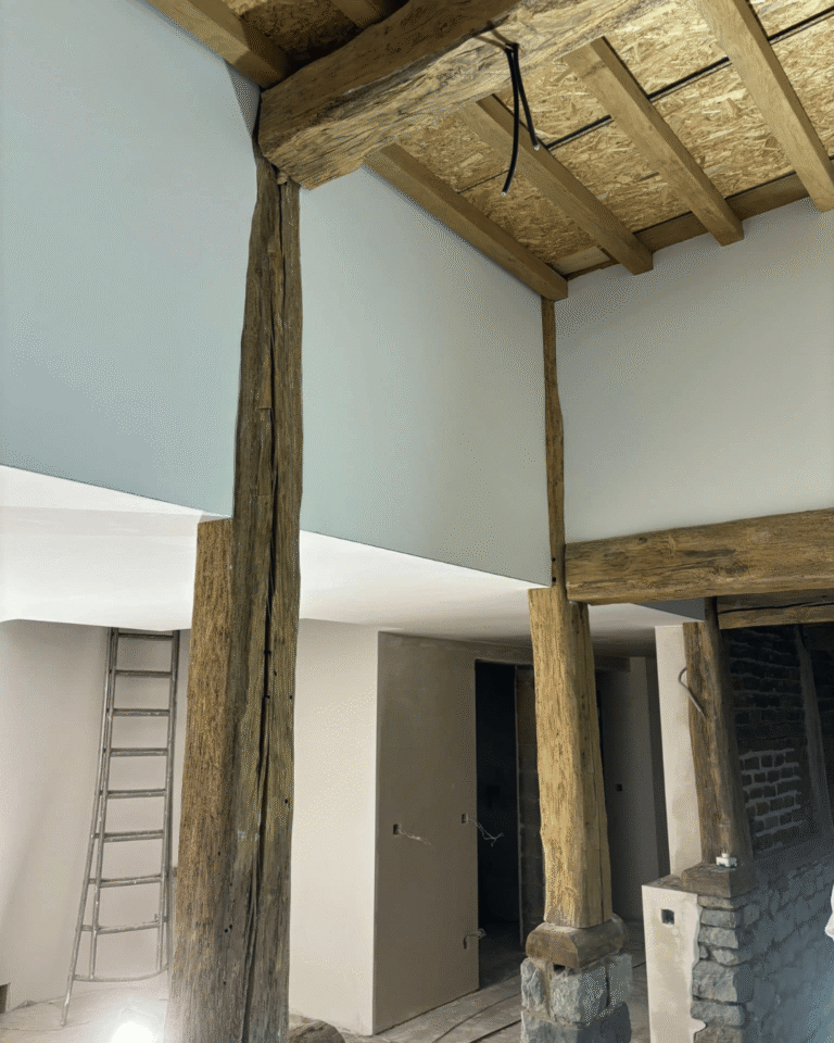 Chantier Plafonnage N°3 - Wéris